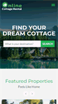 Mobile Screenshot of onlinecottagerental.com