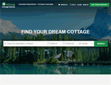 Tablet Screenshot of onlinecottagerental.com